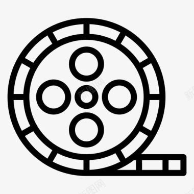 电影电影磁带电影院电影图标图标
