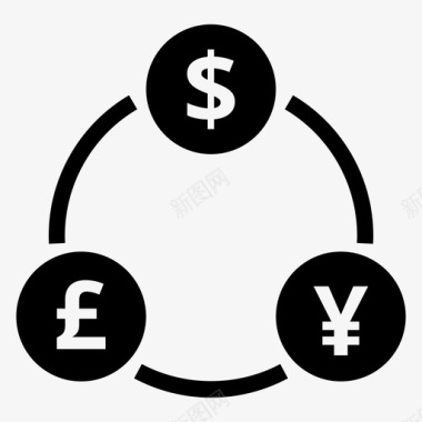 美元小图标货币美元兑换图标图标
