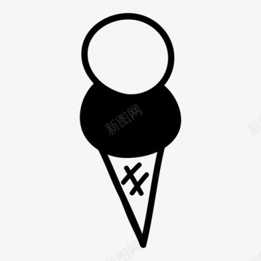 冰淇淋图标图标