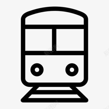 火车复古火车运输图标图标