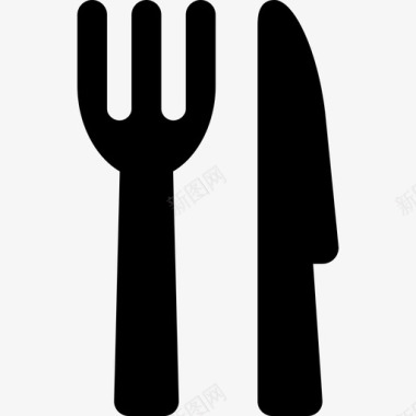 餐刀餐具套装图标图标