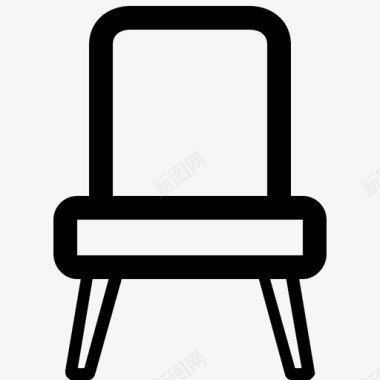 小木椅椅子餐椅家具图标图标