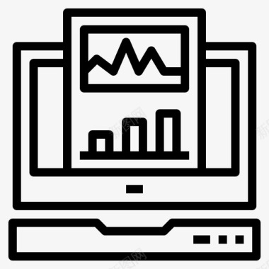 统计分析数据图标图标