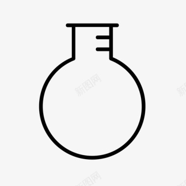 圆底烧瓶化学实验室图标图标