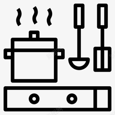 腾讯活动烹饪厨房锅图标图标
