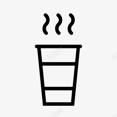 热咖啡饮料杯子图标图标