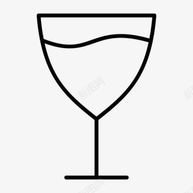 酒杯玻璃器皿聚会用玻璃杯图标图标