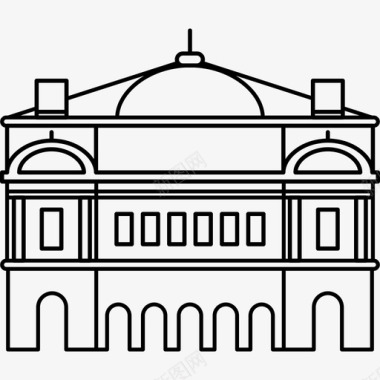 加尼耶宫纪念碑图标图标