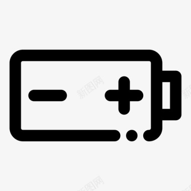 电池电池极电气图标图标