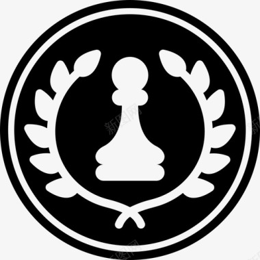 跳棋奖国际象棋游戏图标图标