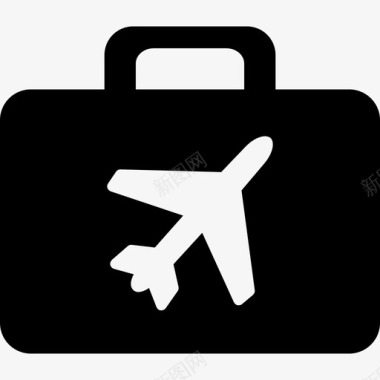 旅行箱公文包行李图标图标