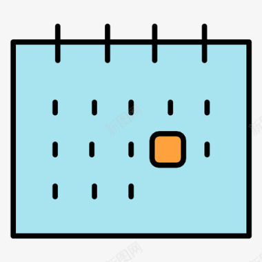 方案规划日历事件规划器保存日期图标图标