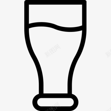 啤酒啤酒杯派对和庆典系列图标图标