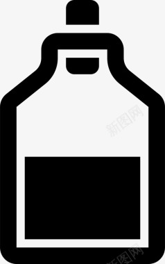 试剂瓶玻璃瓶实验设备图标图标
