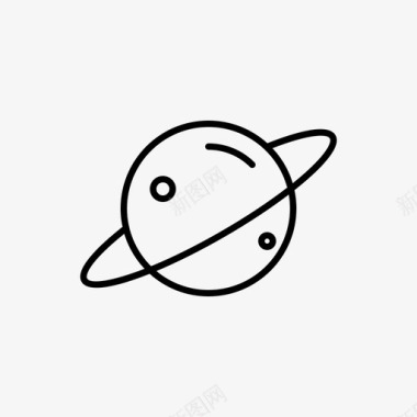 分子科学的图标行星天文科学图标图标