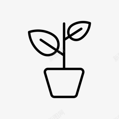 植物绿色植物草本植物图标图标