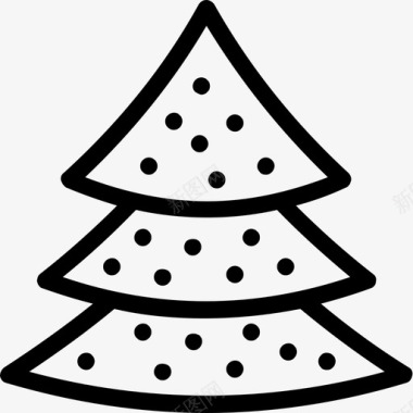 冷杉冷杉树圣诞树森林图标图标