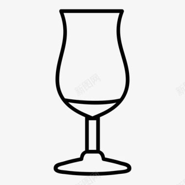 玻璃杯饮料一杯水图标图标