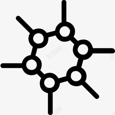 配方科学的图标分子原子电子图标图标