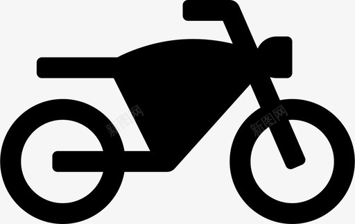 摩托车咖啡馆赛车手图标图标