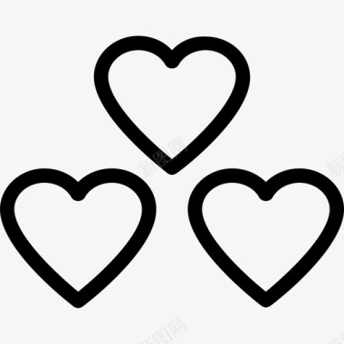 心形心形最爱爱情图标图标