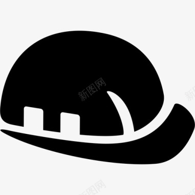 工人头盔时尚工业图标图标