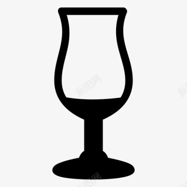 玻璃杯饮料一杯水图标图标