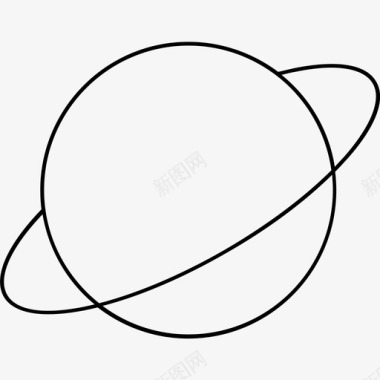 土星行星土星环图标图标