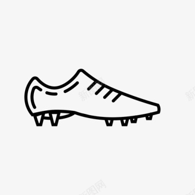 足球鞋游戏鞋图标图标