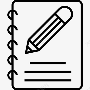 步骤规划日记笔记本图标图标