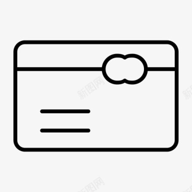 信用卡银行现金图标图标