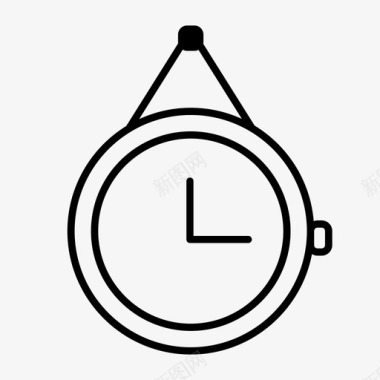 装饰挂钟素材库挂钟装饰时间图标图标