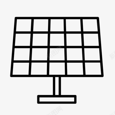太阳能板太阳能板环保绿色能源图标图标