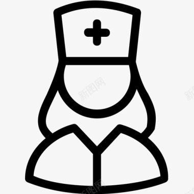 医生护士护理护士头像医生图标图标