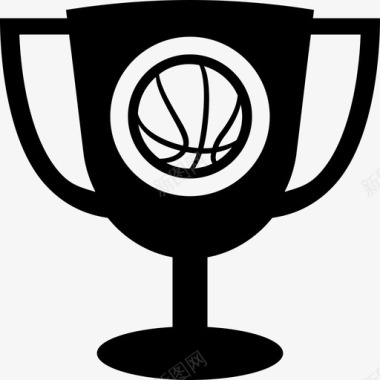 篮球标志篮球冠军杯运动冠军图标图标