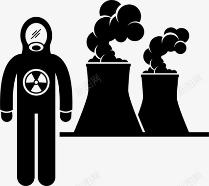 核工作生物危害工程师图标图标