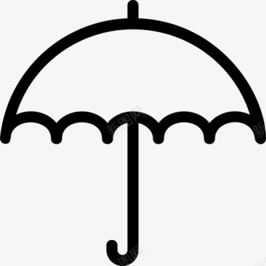 雨伞雨篷保险图标图标