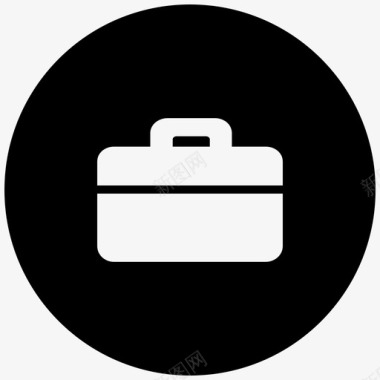 公文包商务手提箱图标图标