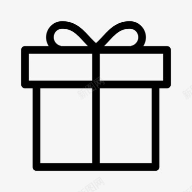 礼物生日礼物盒子图标图标