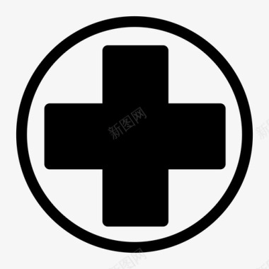 红十字会健康红十字会医学图标图标