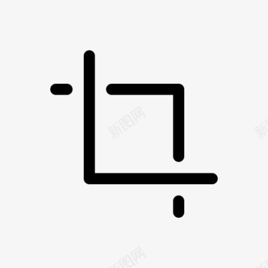 裁剪编辑界面图标图标