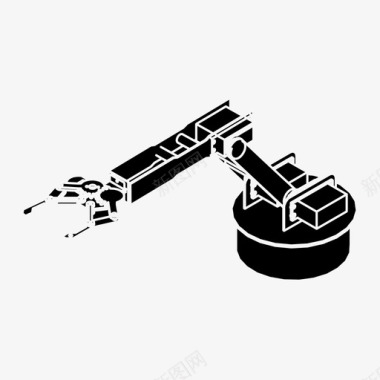 预测未来机械臂未来工业图标图标
