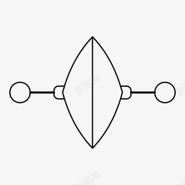 玩具弓箭玩具图标图标