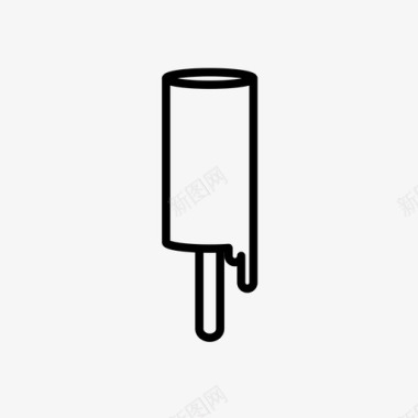 冰棒水果冰淇淋棒图标图标