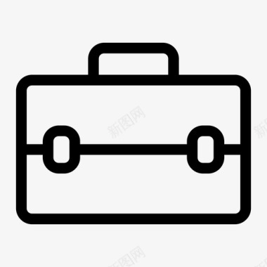 公文包行李时尚图标图标