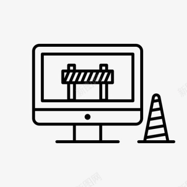 基础设施建设网站建设应用业务图标图标