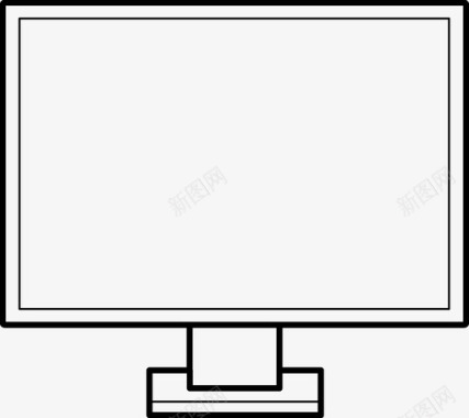 电脑屏幕显示器显示器电脑屏幕图标图标
