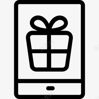 购物应用电子商务手机图标图标