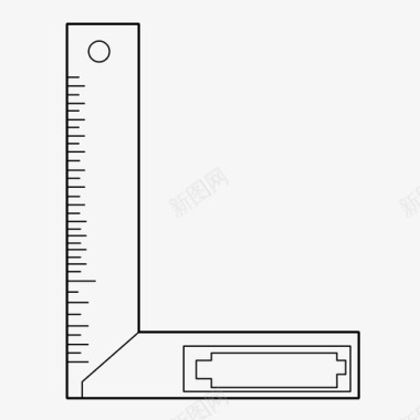 详情尺寸方尺尺寸测量图标图标