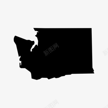 华盛顿州美国各州图标图标